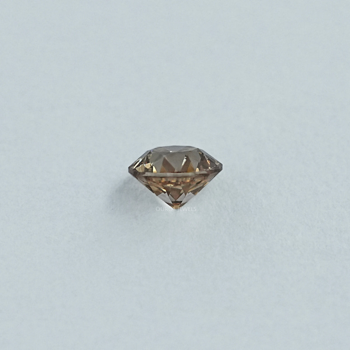 Old European Round Champagne Diamond Loose
