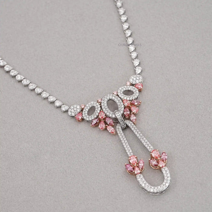 Multi Shape Diamond Bridal Necklace