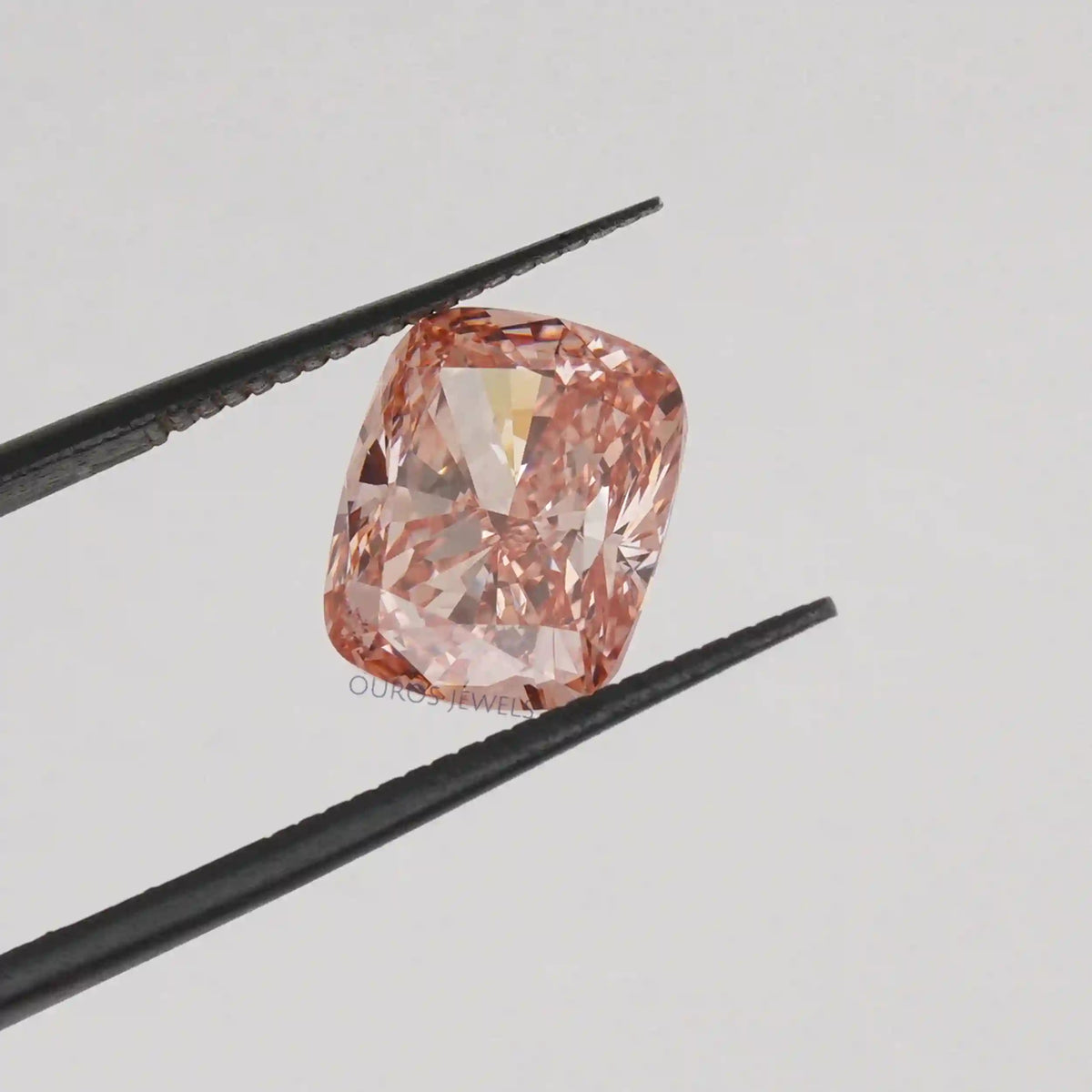 5.50 Carat Pink Cushion Cut Lab Grown Diamond Loose