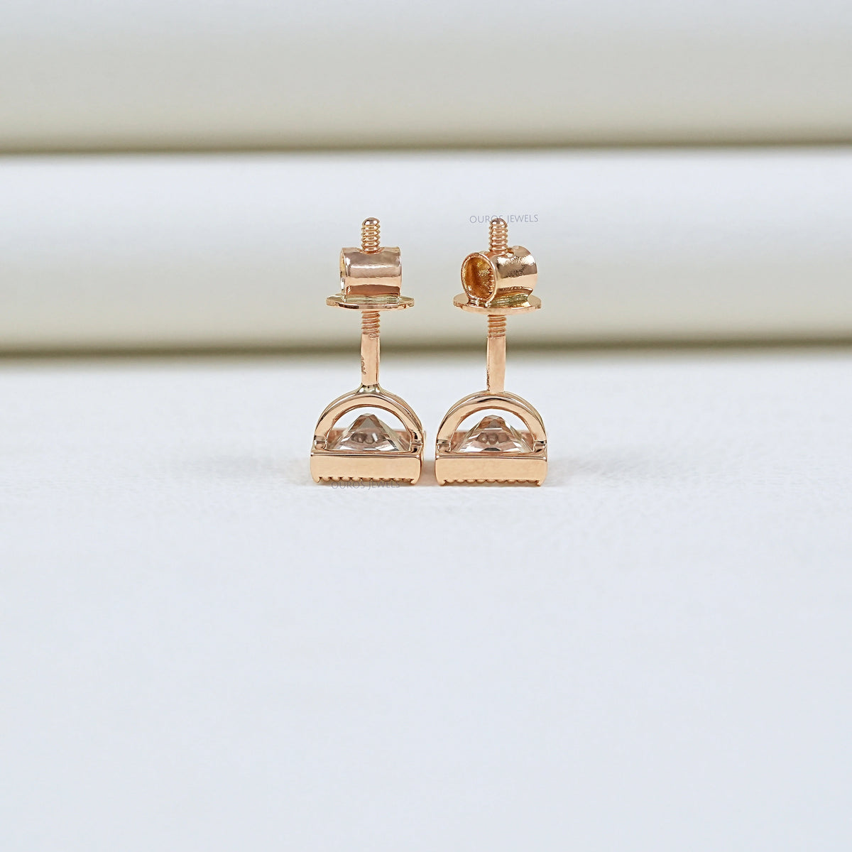 French Cut Lab Grown Diamond Earrings Earring
