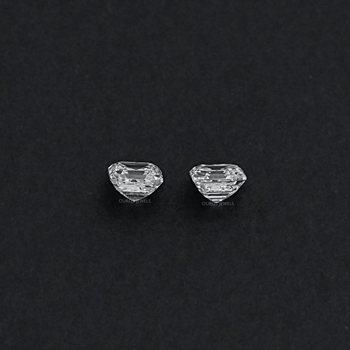 Asscher Cut Loose Lab Diamond Pair Loose