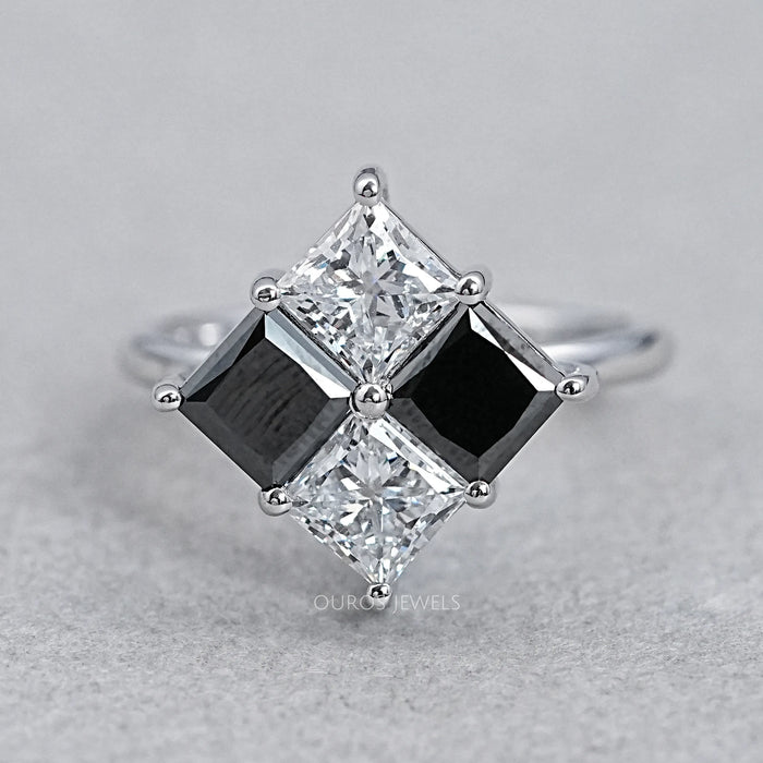 Princess Cut Lab Diamond Ring