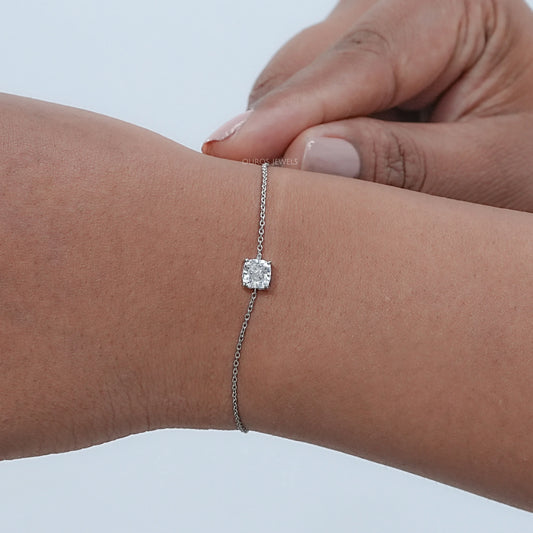 Multi Shape Lab Grown Diamond Solitaire Bracelet