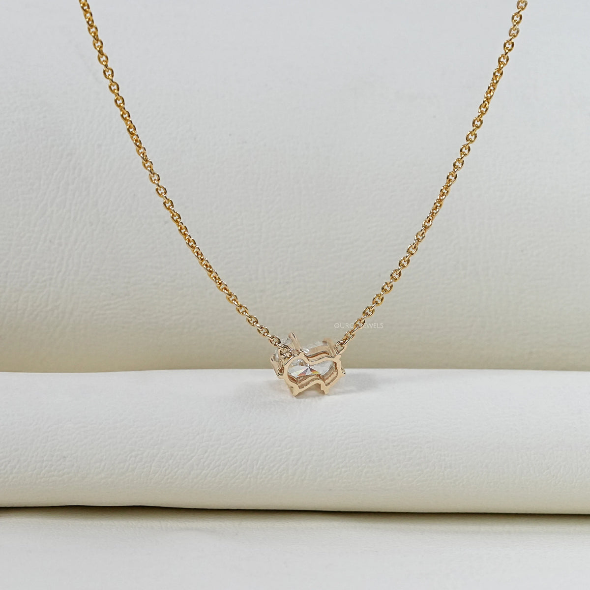 Antique Pomeranian Diamond Bezel Set Solitaire Pendant