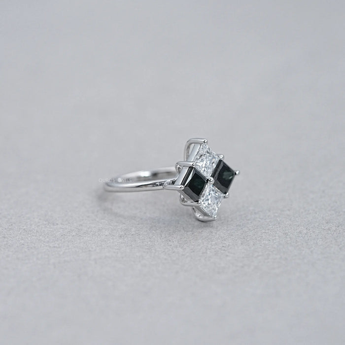 Princess Cut Lab Diamond Ring