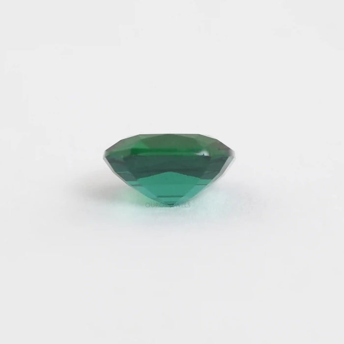Cushion Cut Dark Green Zambian Gemstone