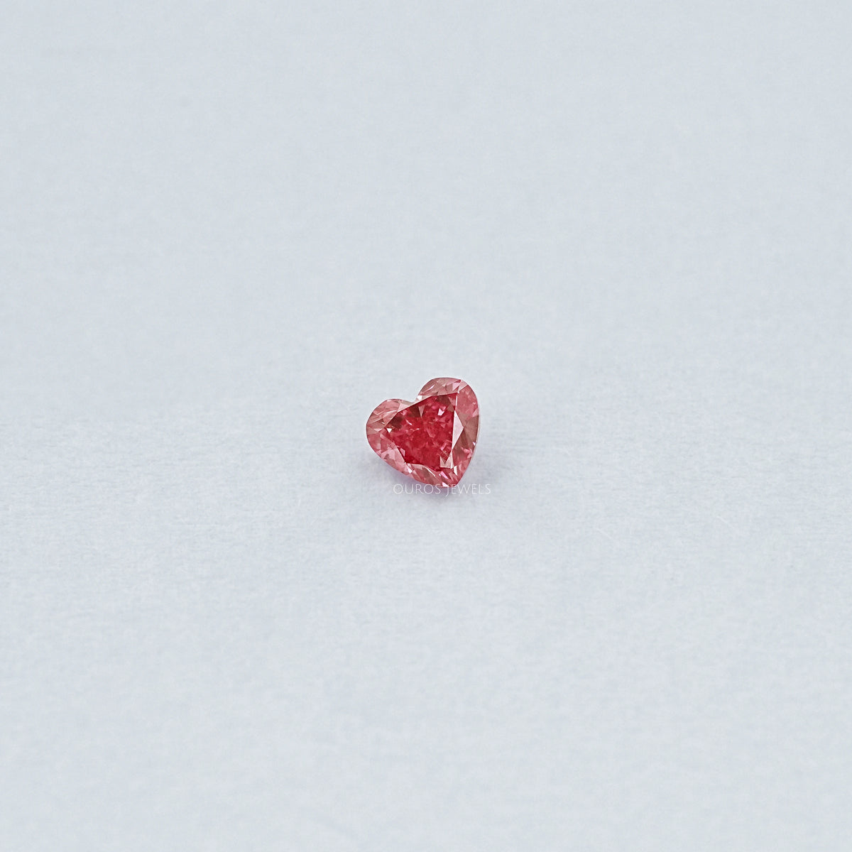 Pink Heart Lab Grown Loose Diamond
