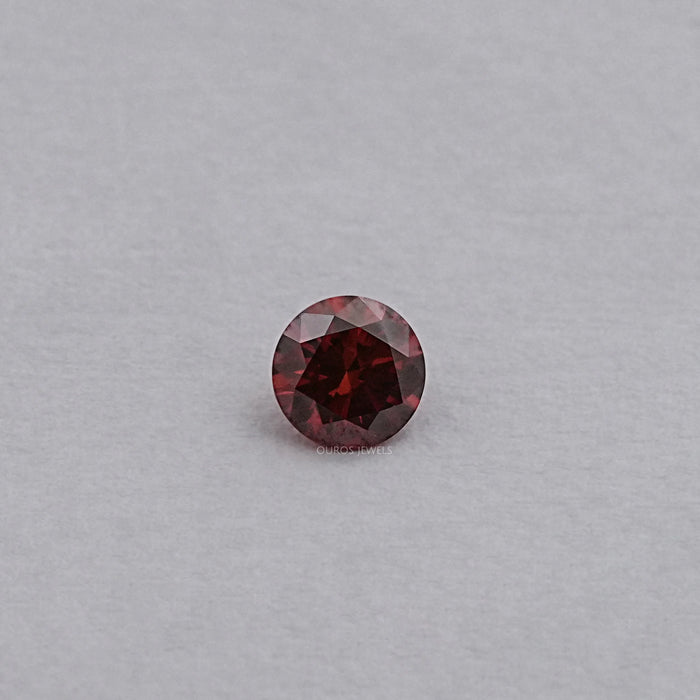 Red Round Lab Grown Diamond Loose