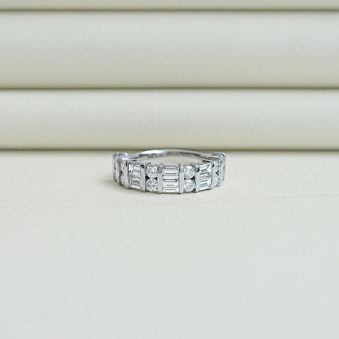 Bar Set Multi Diamond Wedding Band