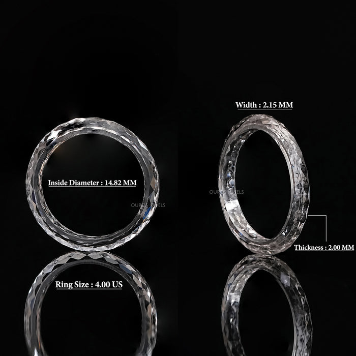2.70 Carat Single Crystal Lab Grown Diamond Ring