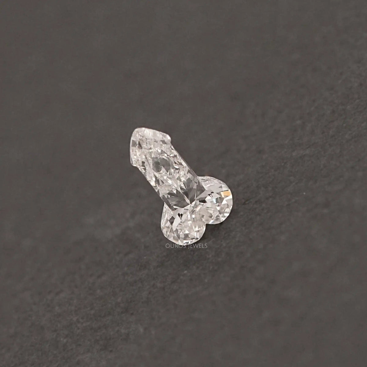 Penis Shape Lab Grown Diamond Loose