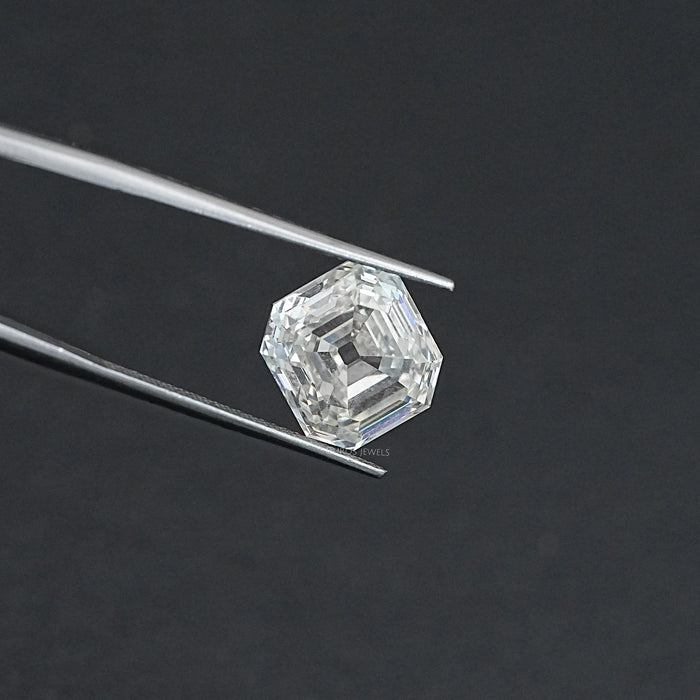Old Mine Asscher Lab Grown Loose Diamond - 6.90 Carat