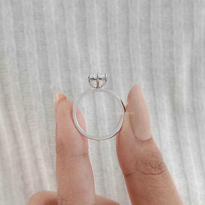 Marquise Solitaire Diamond Engagement Ring