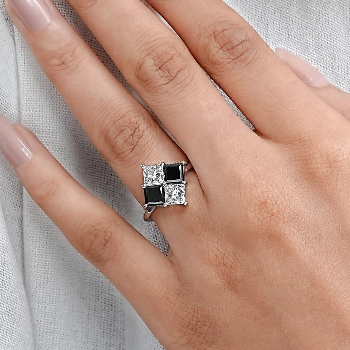 Princess Cut Lab Diamond Ring