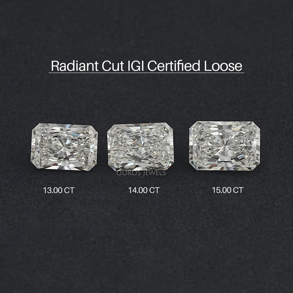IGI Certified Radiant Cut Lab Grown Diamond Loose