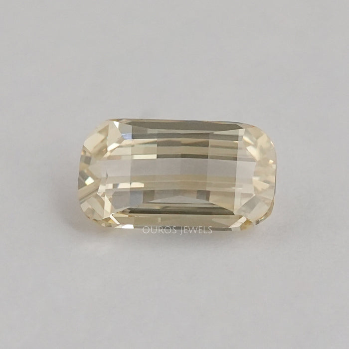 Yellow Modified Cut Lab Created Diamond