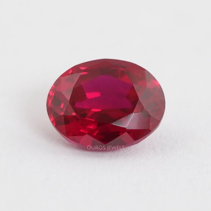 Oval Cut Red Ruby Zambian Gemstone
