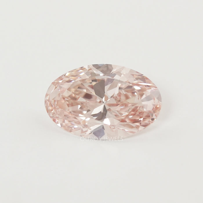 Fancy Pink Oval Shape Lab Created Diamond