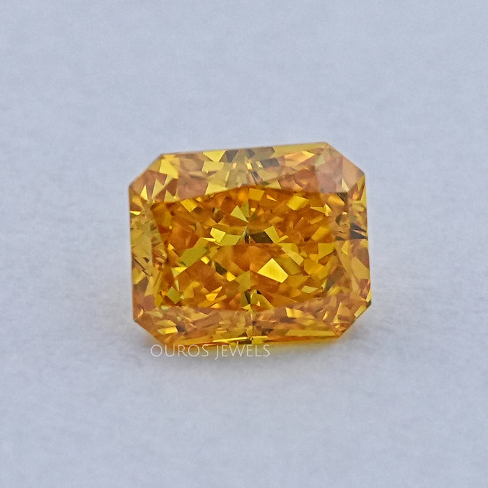 Yellow Modified Radiant Cut Loose Diamond