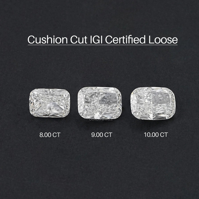 IGI Certified Elongated Cushion Cut Lab Grown Diamond