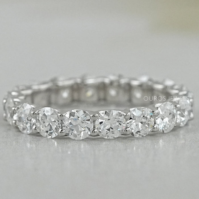 Old European Cut Round Diamond Full Eternity Band