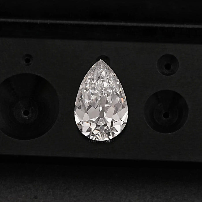 Old Cut Pear Shaped Lab Grown loose Diamond
