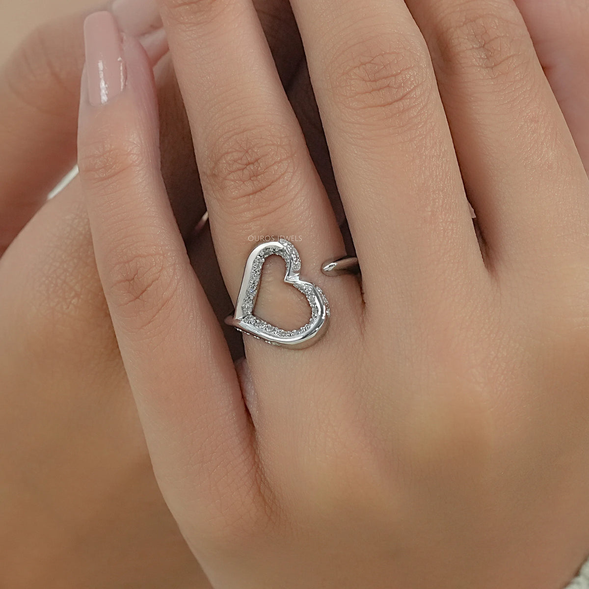 Open Heart Lab Diamond Cuff Ring Ring