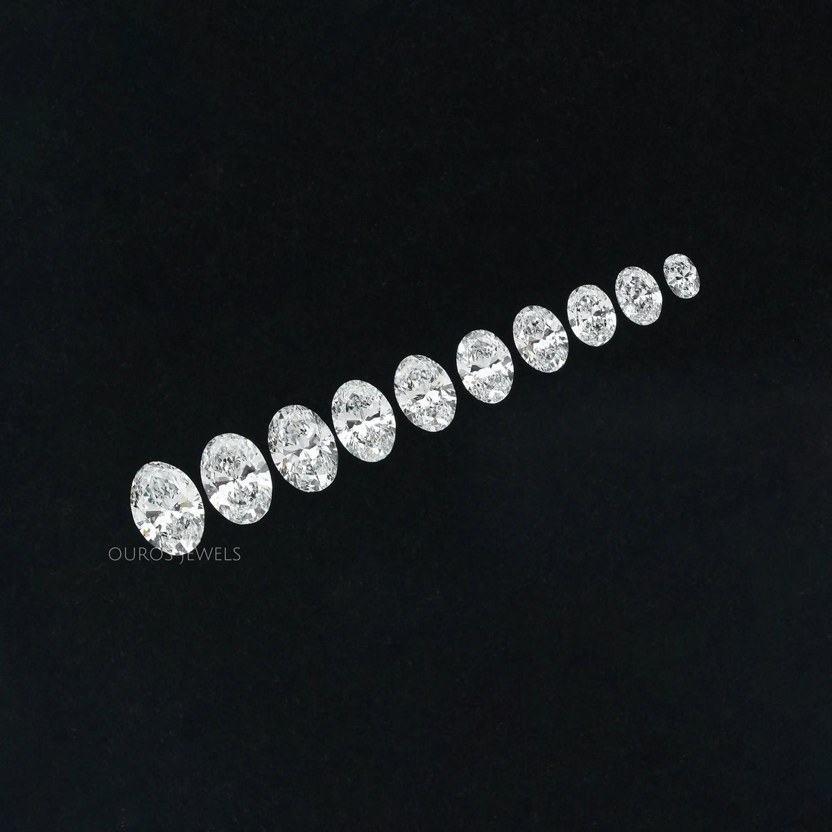 Brilliant Cut Oval Lab Grown Diamond Loose