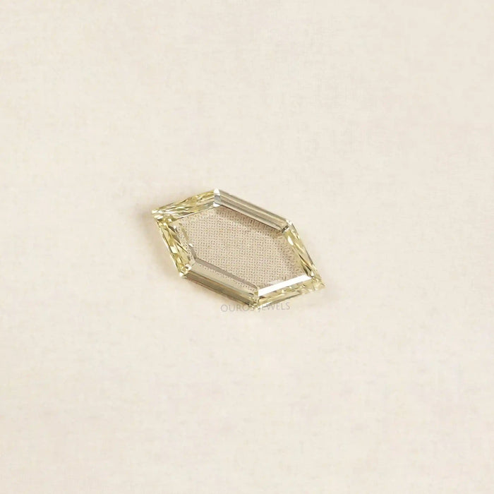 yellow portrait cut loose diamond