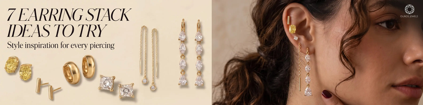 How to Stack Earrings: 7 Earring Stacking Ideas to Try
