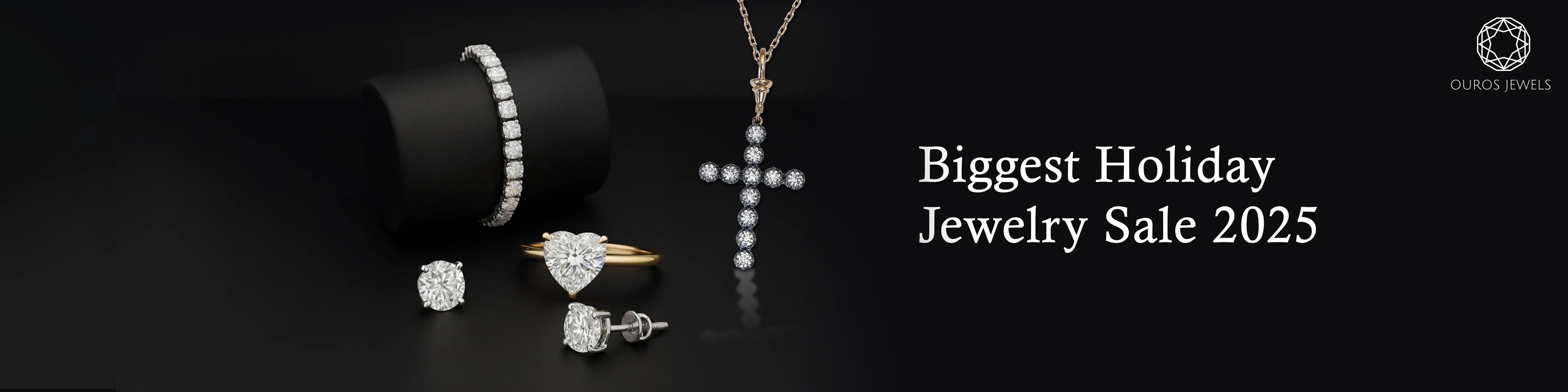 Ouros Jewels biggest holiday jewelry sale 2025 banner