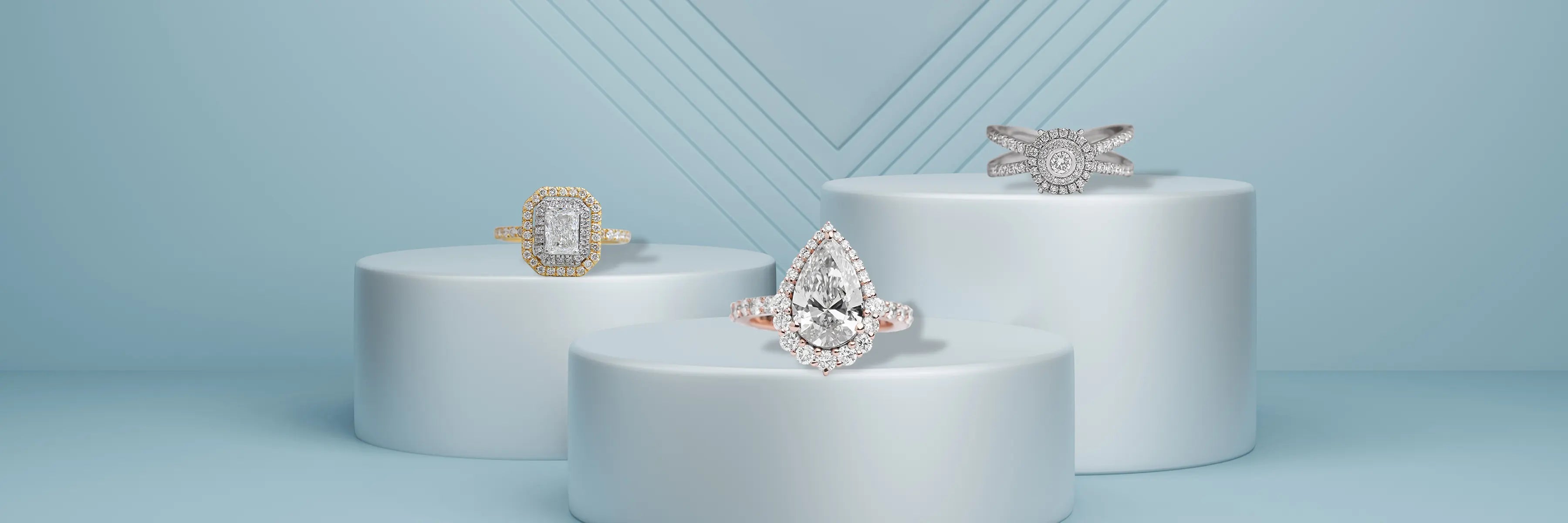 Brilliant Cut Lab Grown Diamond Rings