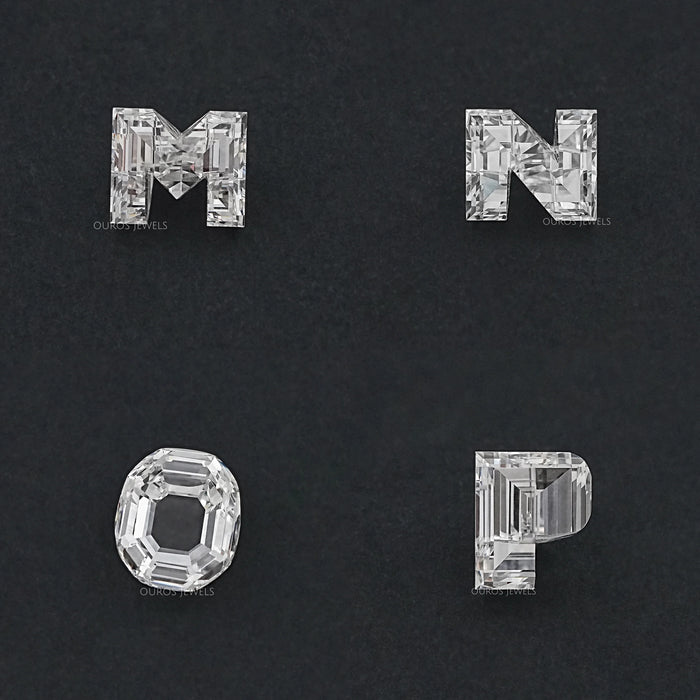 Loose Alphabet Cut Lab Grown Diamonds