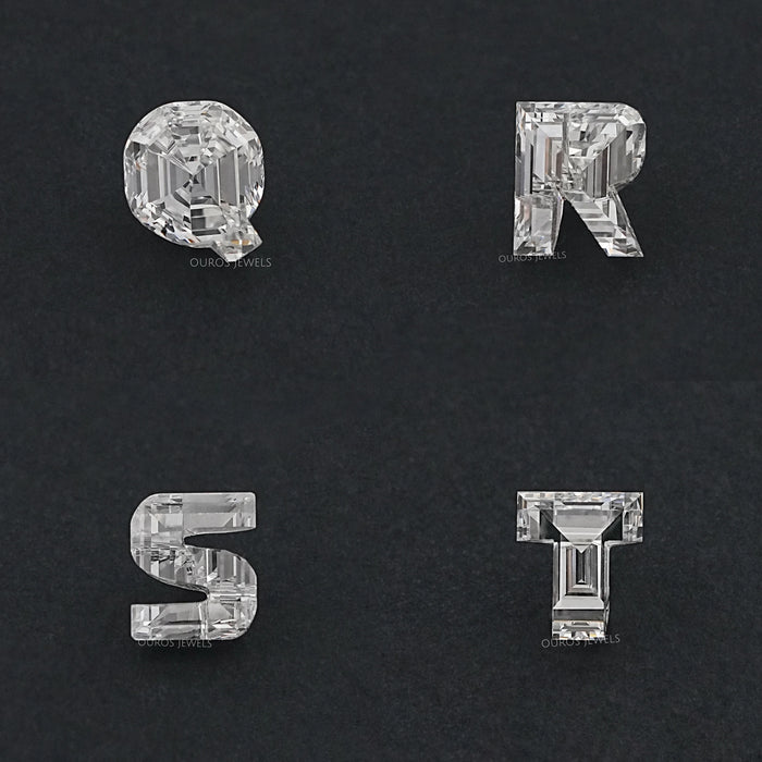 Loose Alphabet Cut Lab Grown Diamonds