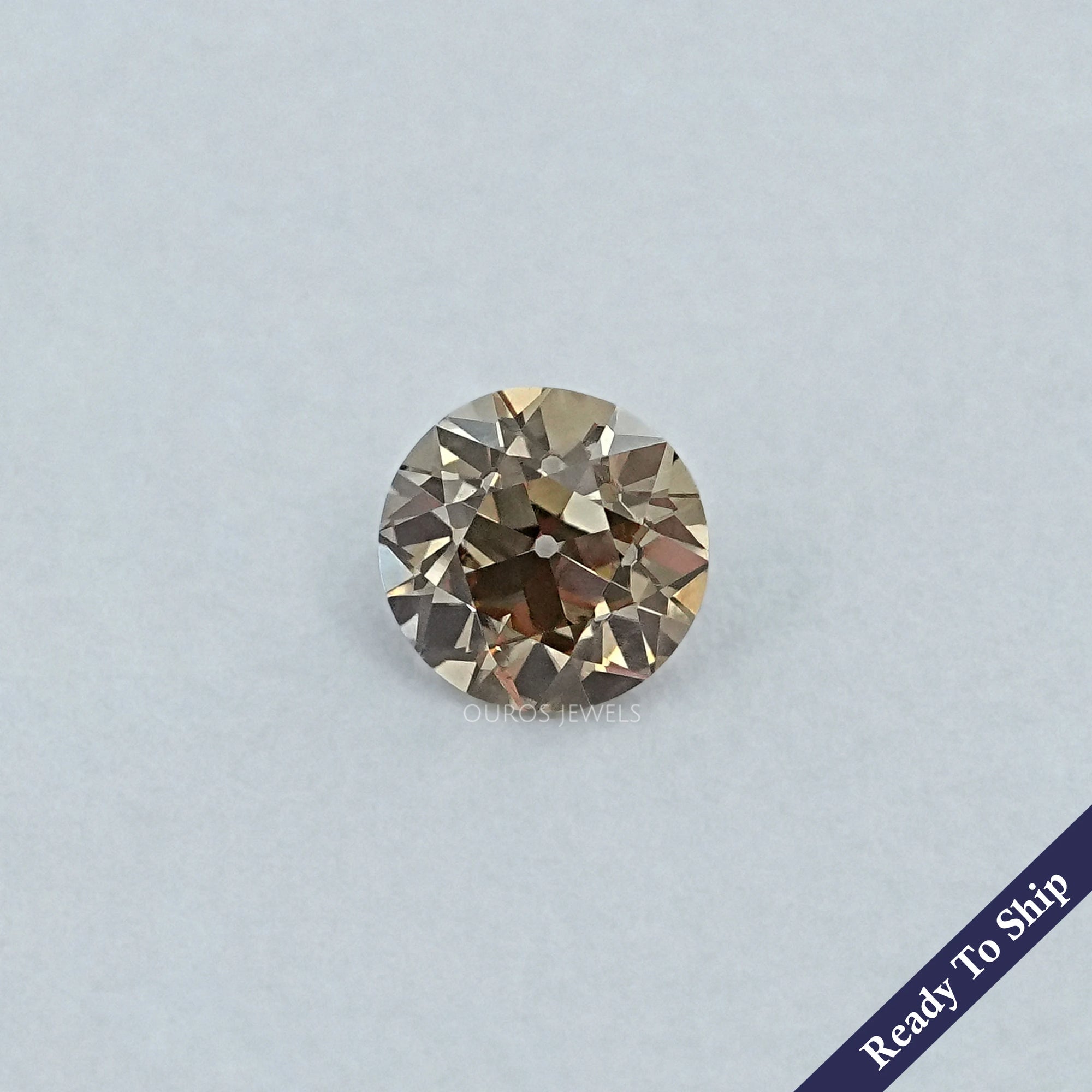 1.04 CT Old European Round Champagne Diamond Loose