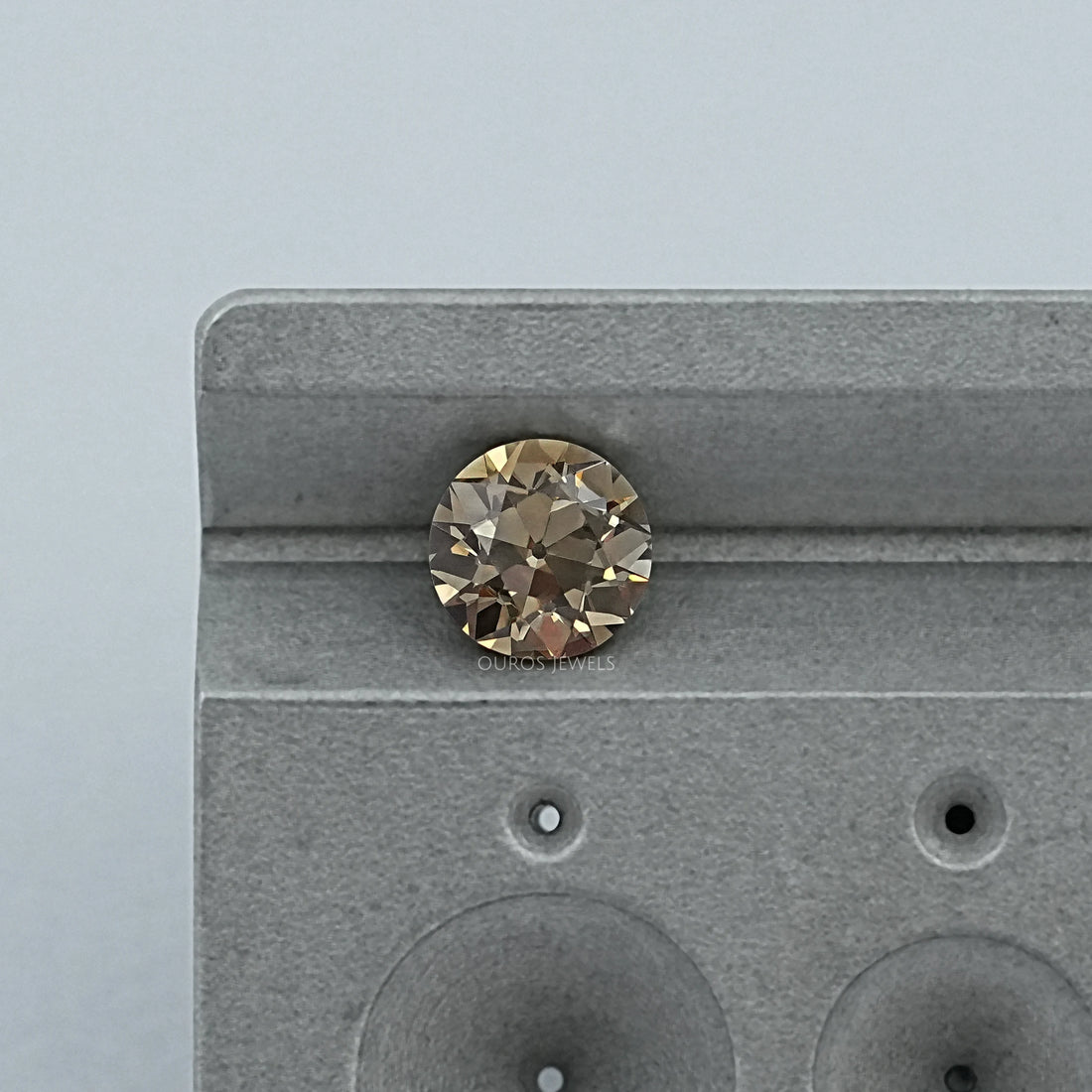 1.04 CT Old European Round Champagne Diamond Loose