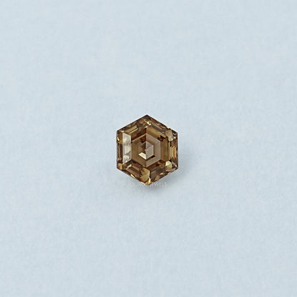 1.05 CT Champagne Hexagon Cut Loose Diamond Loose