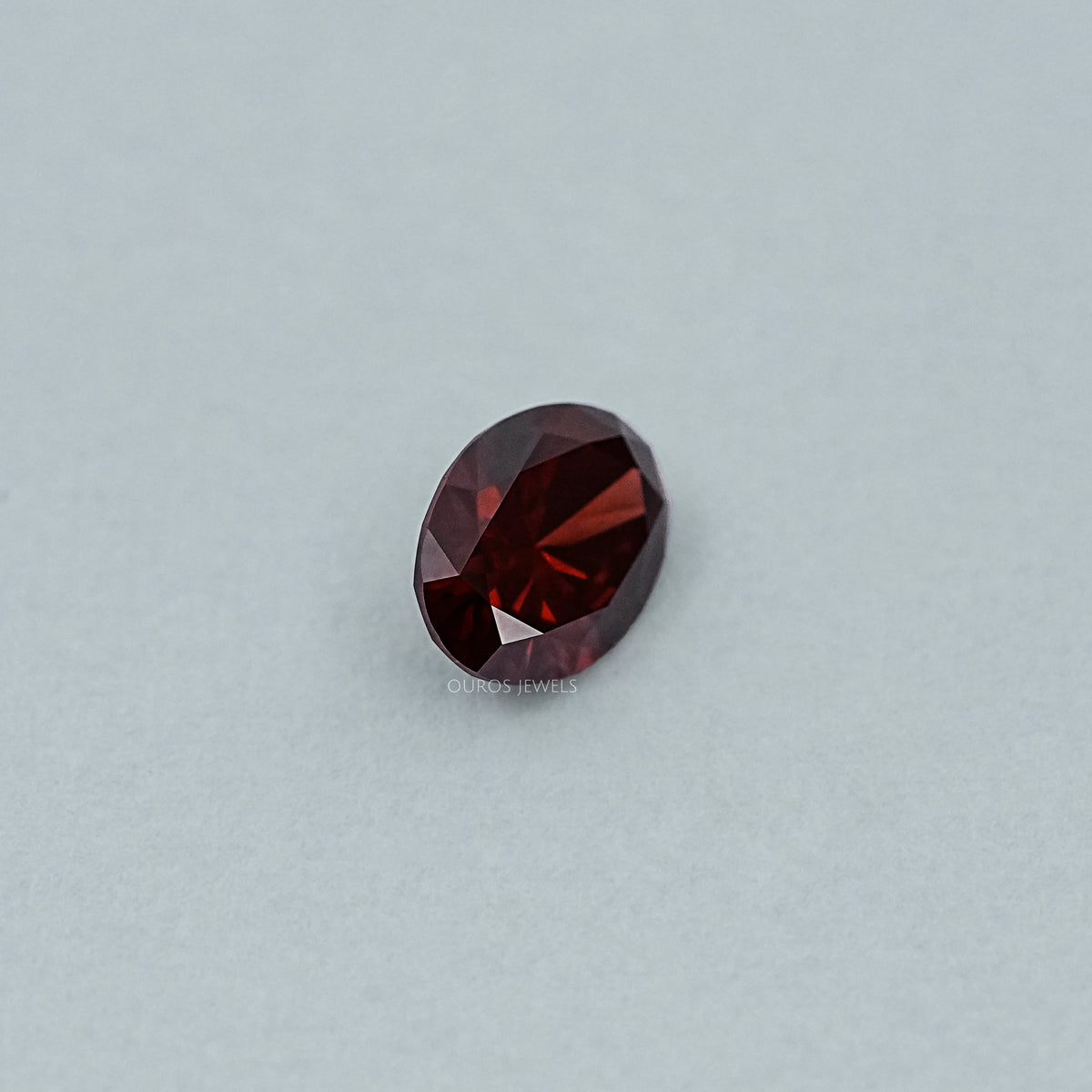 1.76 CT Oval Cut Lab Grown Dark Brown Diamond Loose
