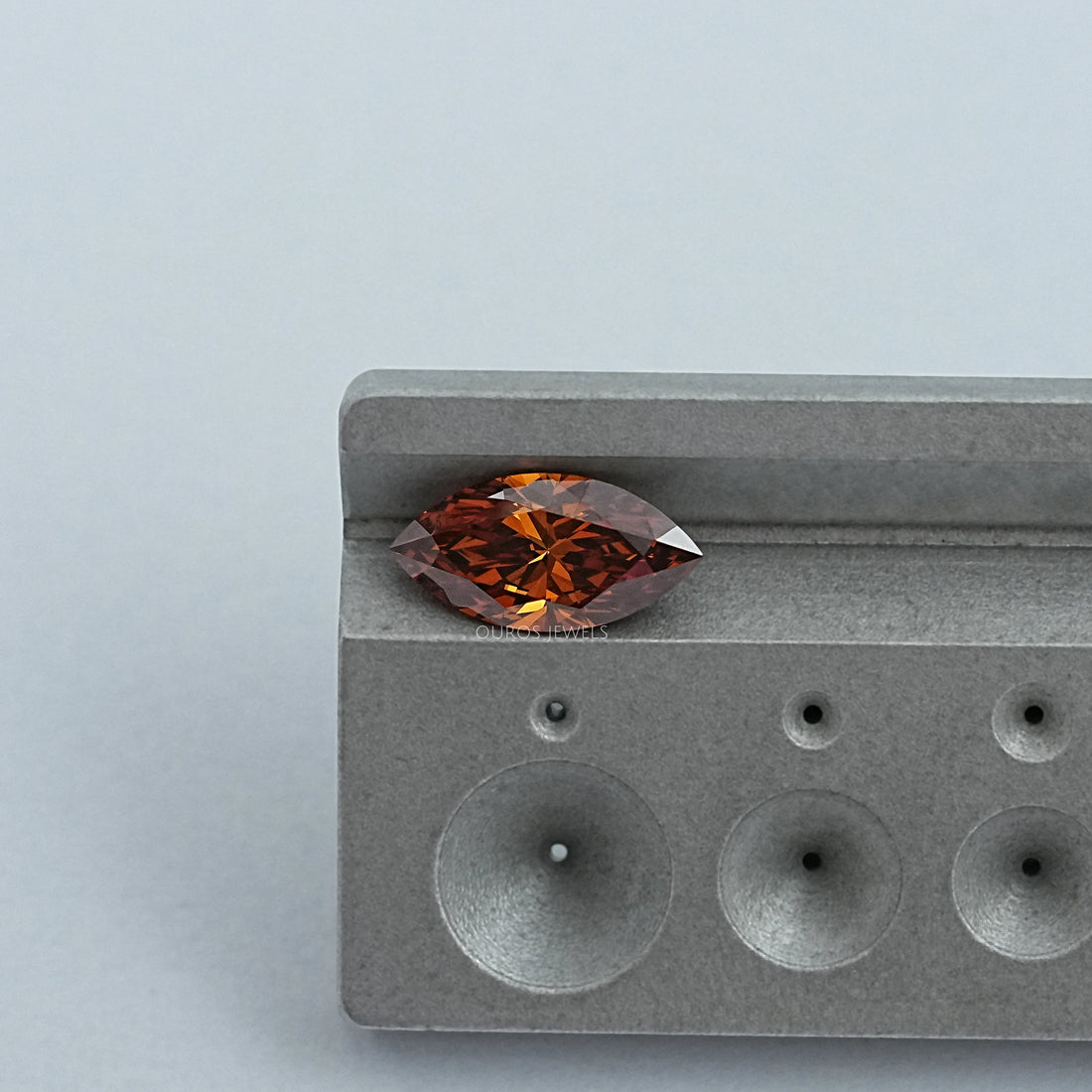 2.80 CT Marquise Cut Champagne Diamond Loose