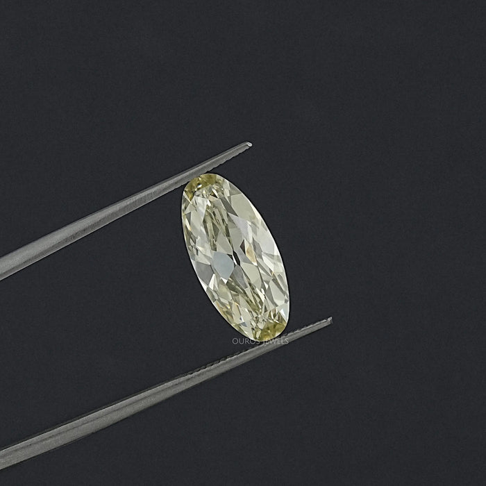 Old Mine Moval Cut Lab Grown Diamond - JK