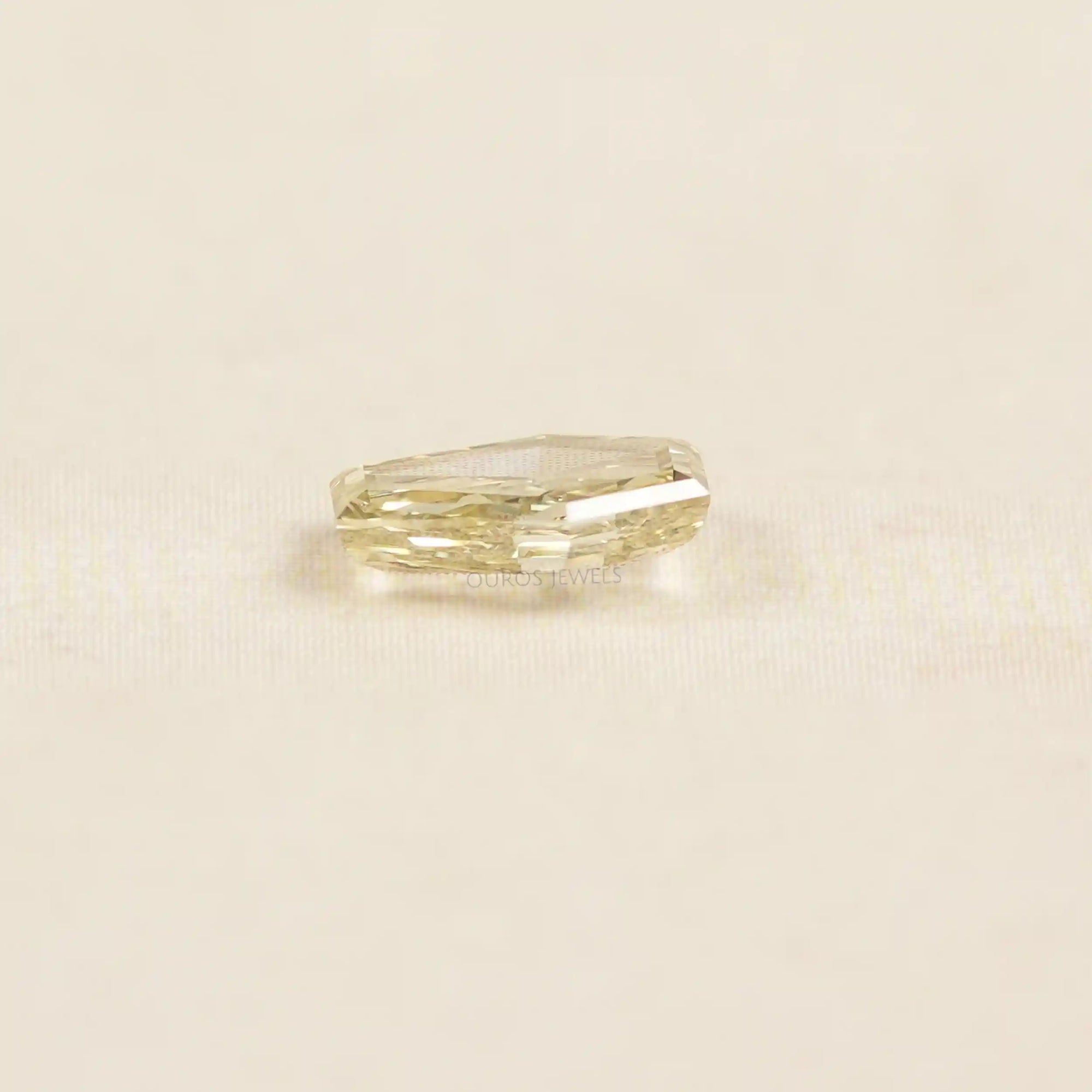 Calf Head Cut Yellow Lab Grown Diamond