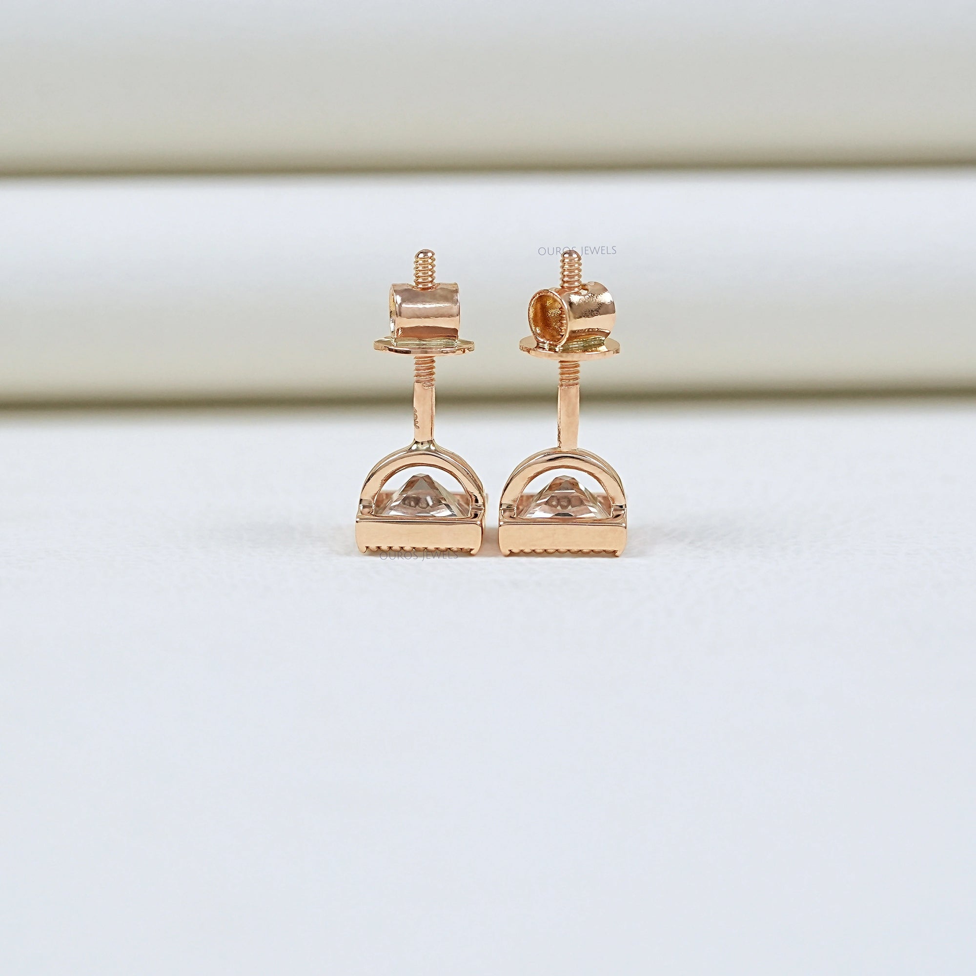 French Cut Lab Grown Diamond Earrings Earring