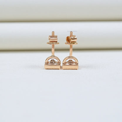 French Cut Lab Grown Diamond Earrings Earring