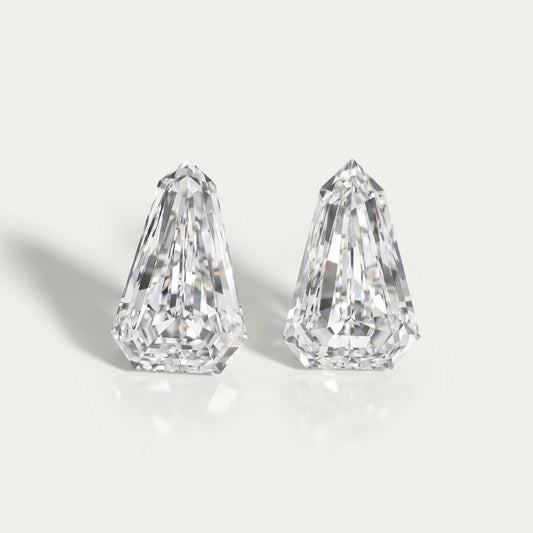 Arrow Cut Lab Diamond Pair Loose