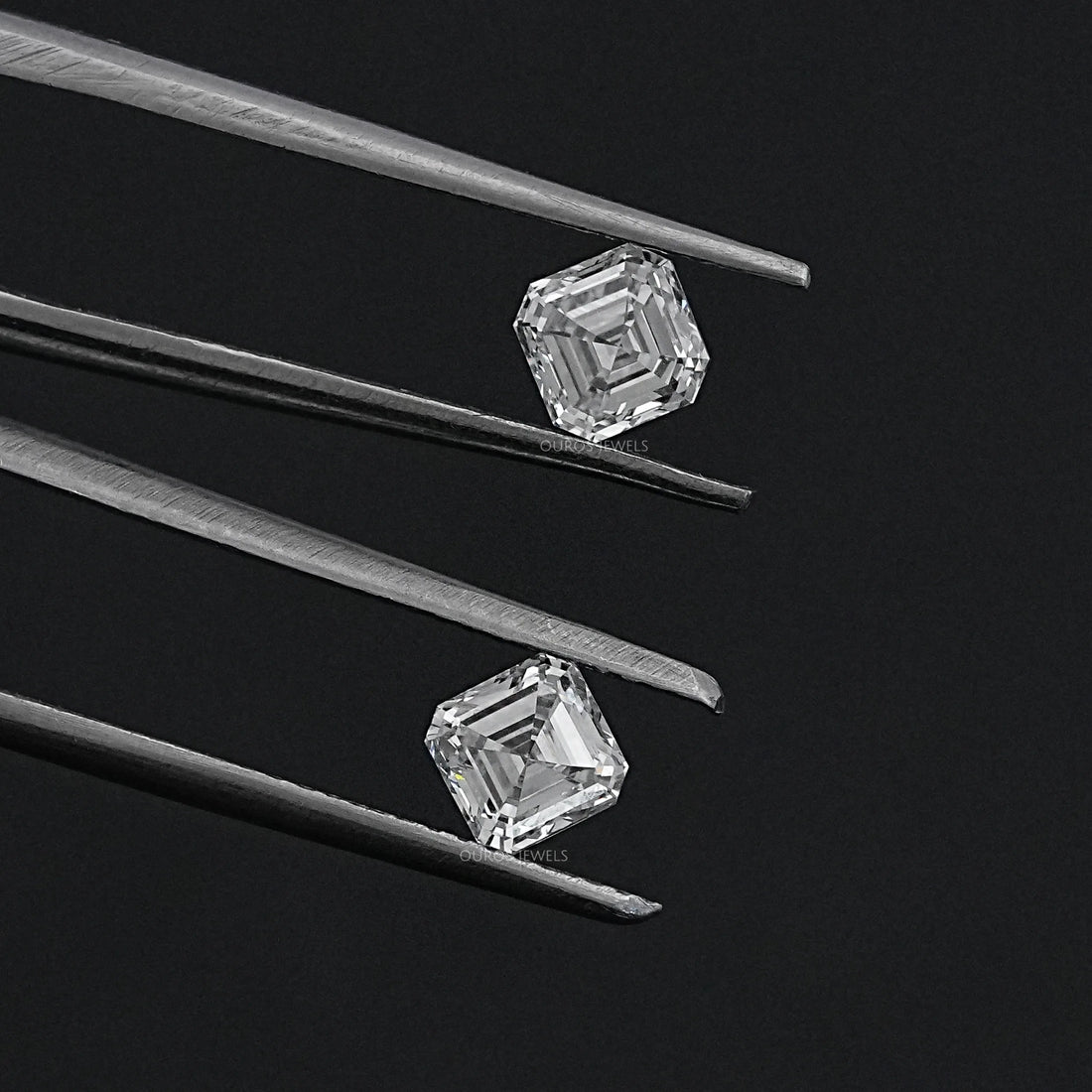 Asscher Cut Loose Lab Diamond Pair Loose