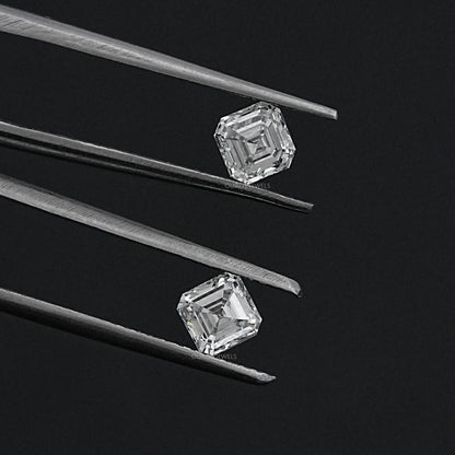 Asscher Cut Loose Lab Diamond Pair Loose