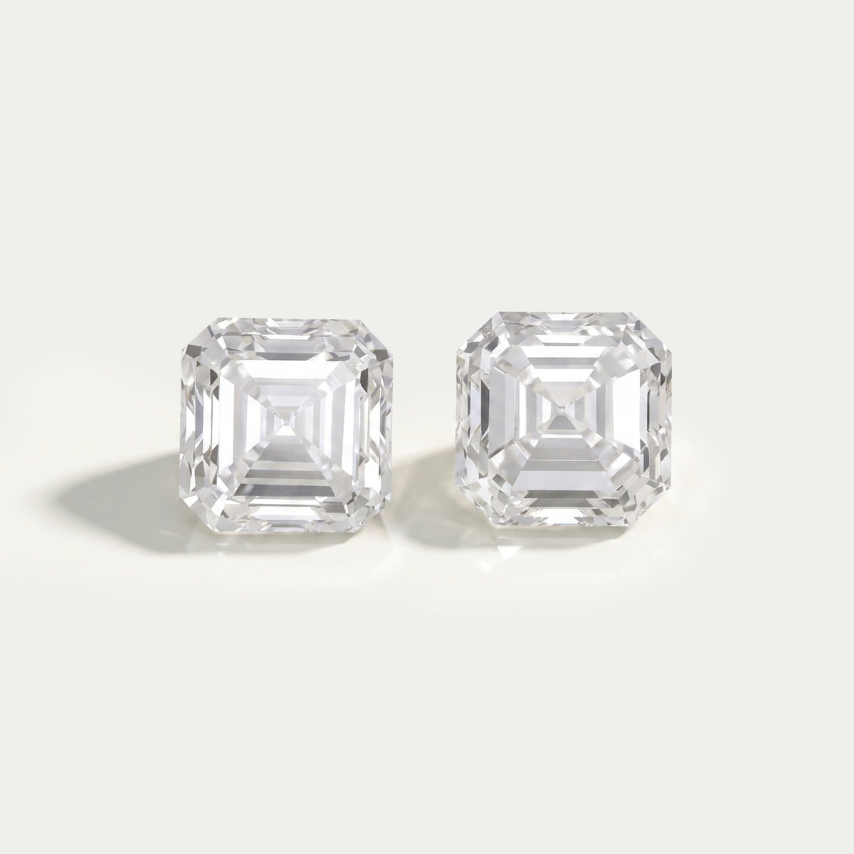 Asscher Cut Loose Lab Diamond Pair Loose