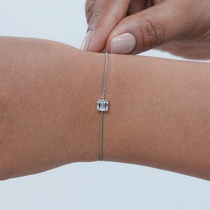Brilliant Cut Lab Diamond Solitaire Bracelet Bracelet