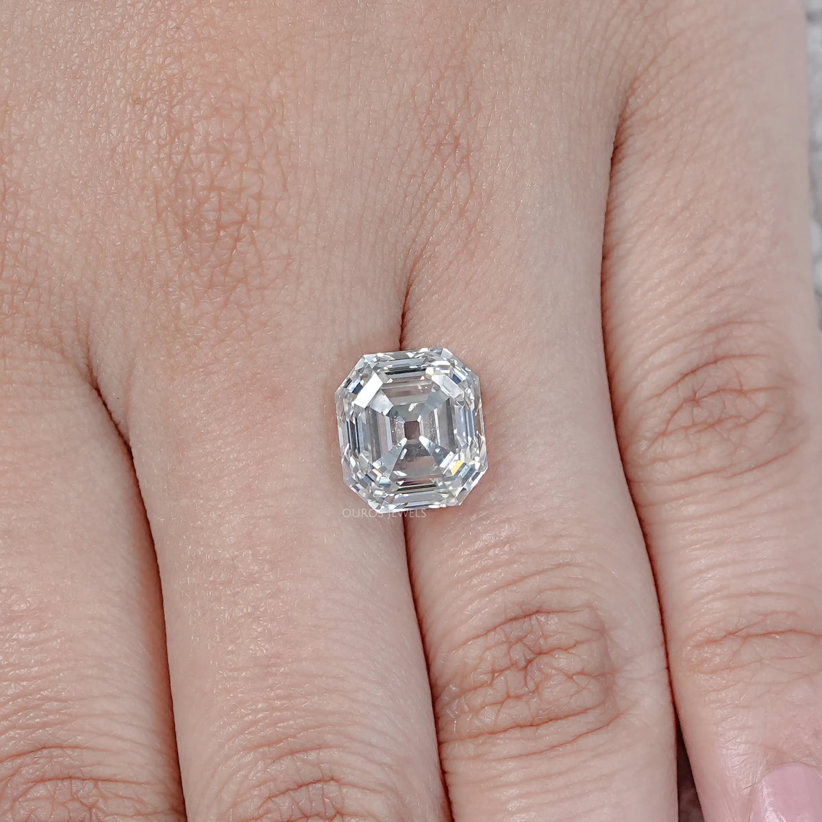 Old Mine Asscher Lab Grown Loose Diamond - 6.90 Carat