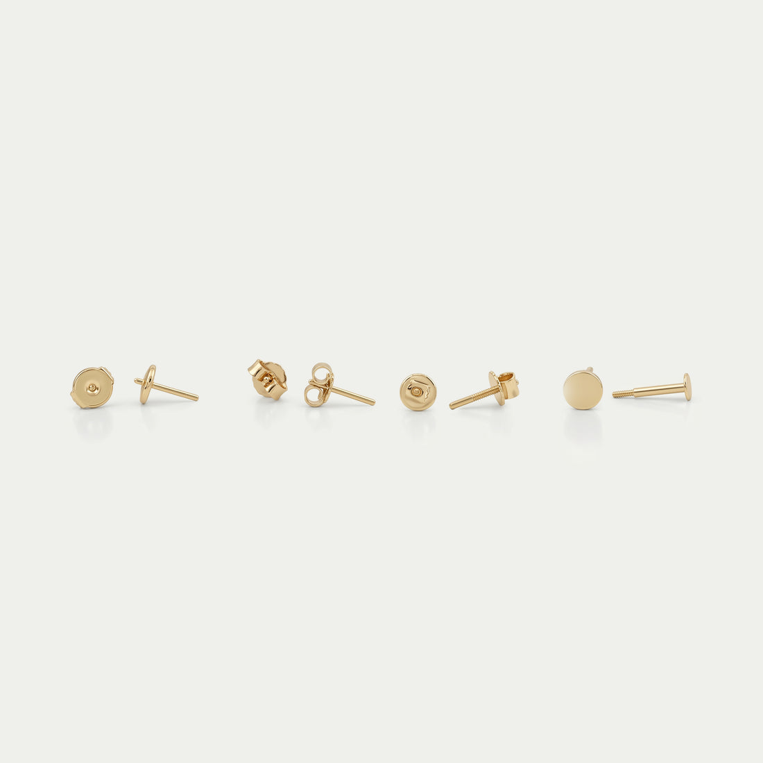 Square Cushion Cut Lab Diamond Solitaire Stud Earrings